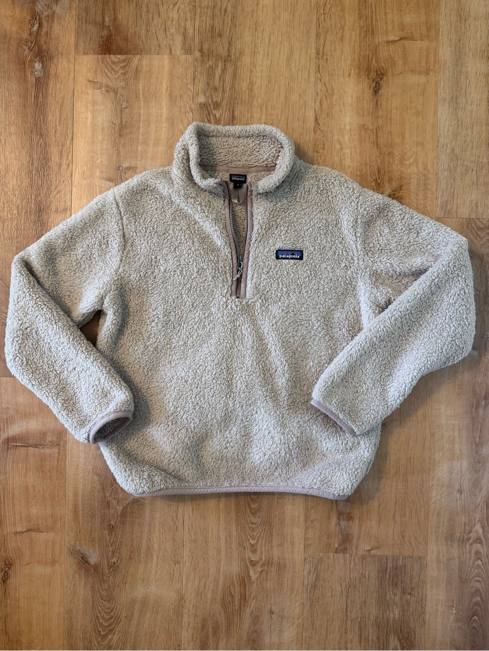 Patagonia Women’s  1/4-Zip Sherpa Pullover - Tan